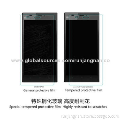 0.33mm Ultra-thin Design Mobile Phone Screen Protectors, Anti-fingerprint and -explosion